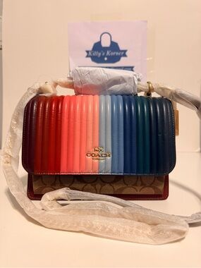 NWT Coach Klare Crossbody Multicolo Leather Shoulder Bag